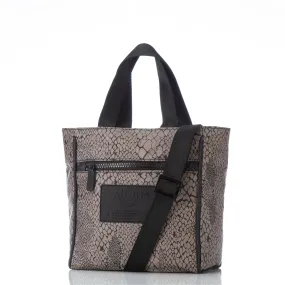 Python Crossbody / Espresso & Black