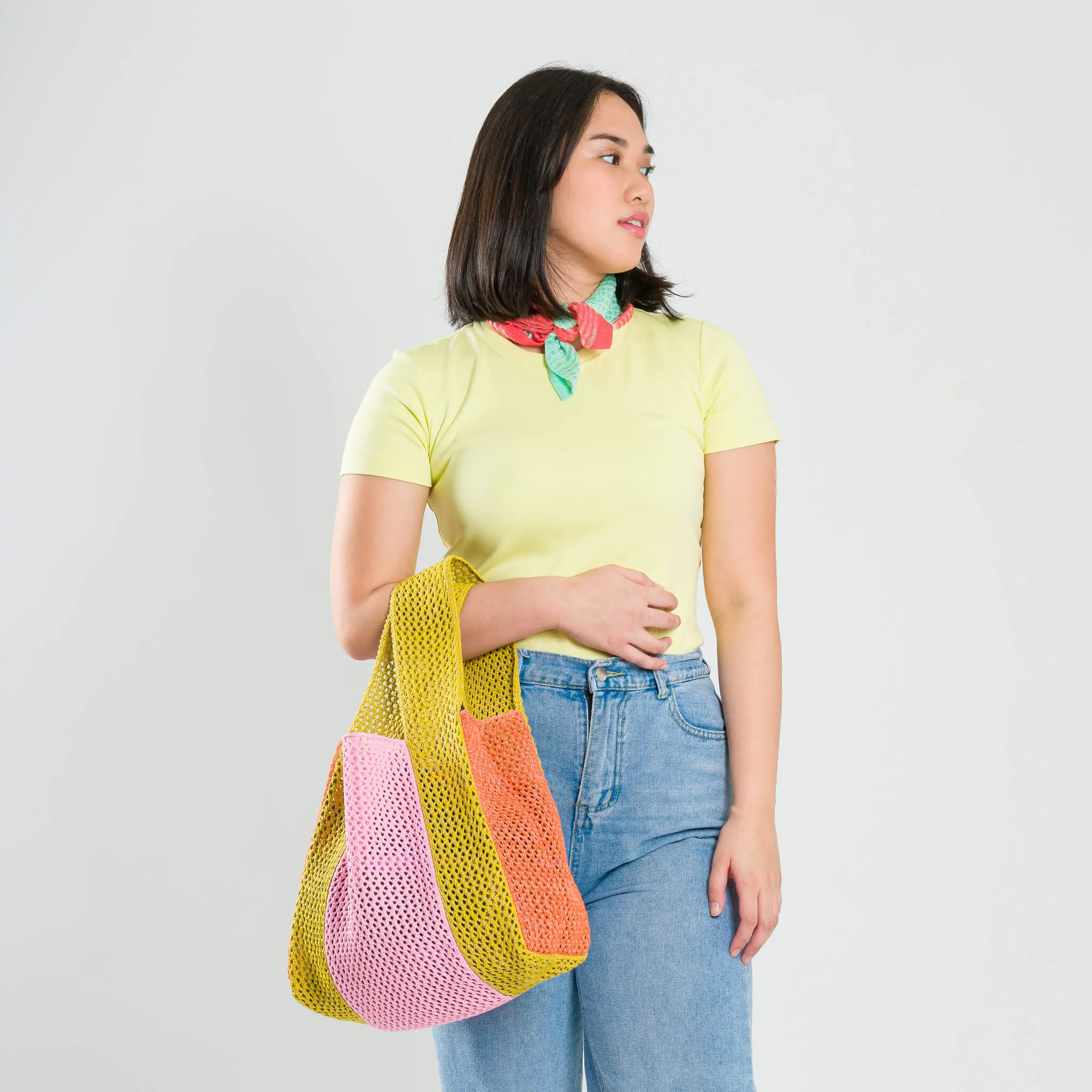 Raffia T-Shirt Bag
