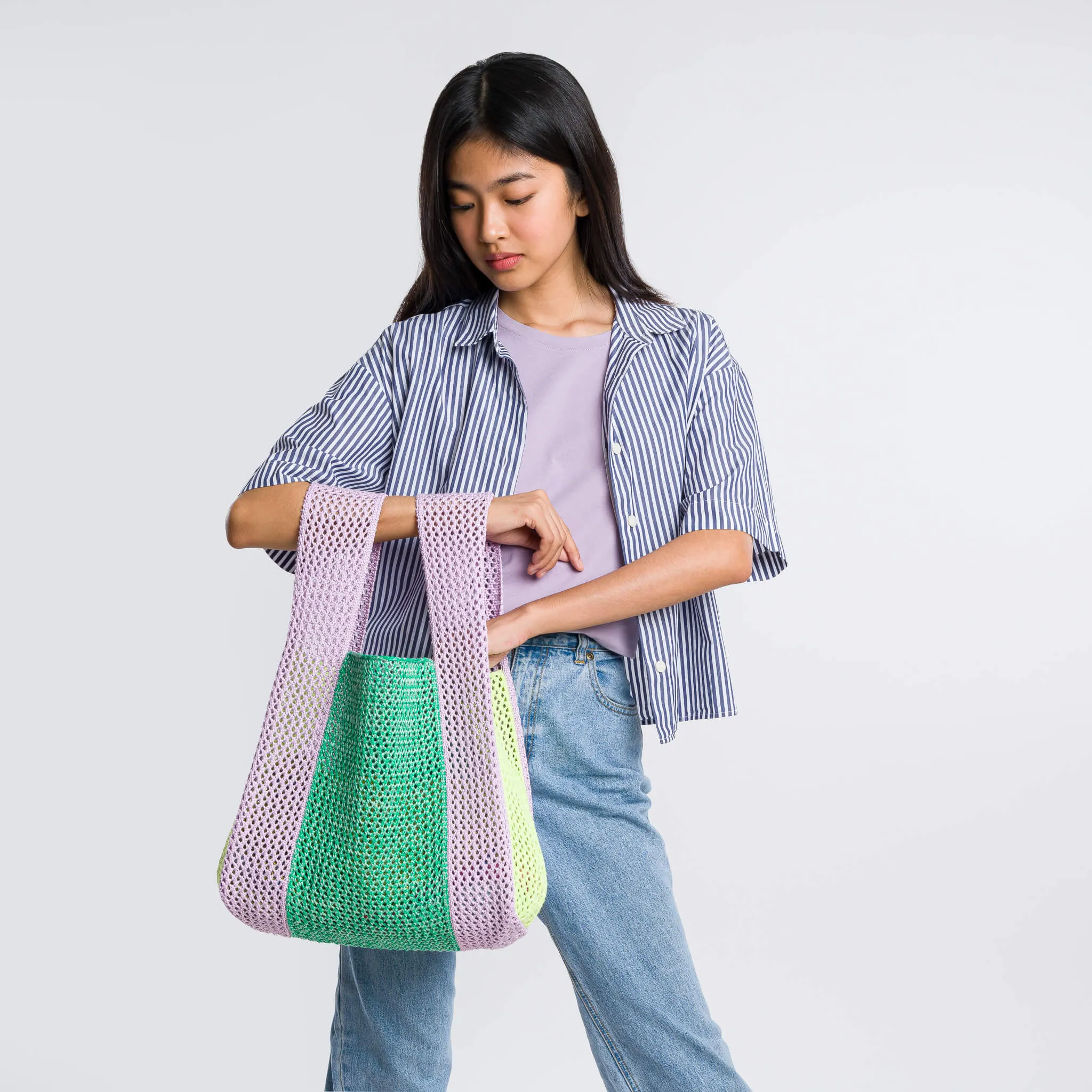 Raffia T-Shirt Bag
