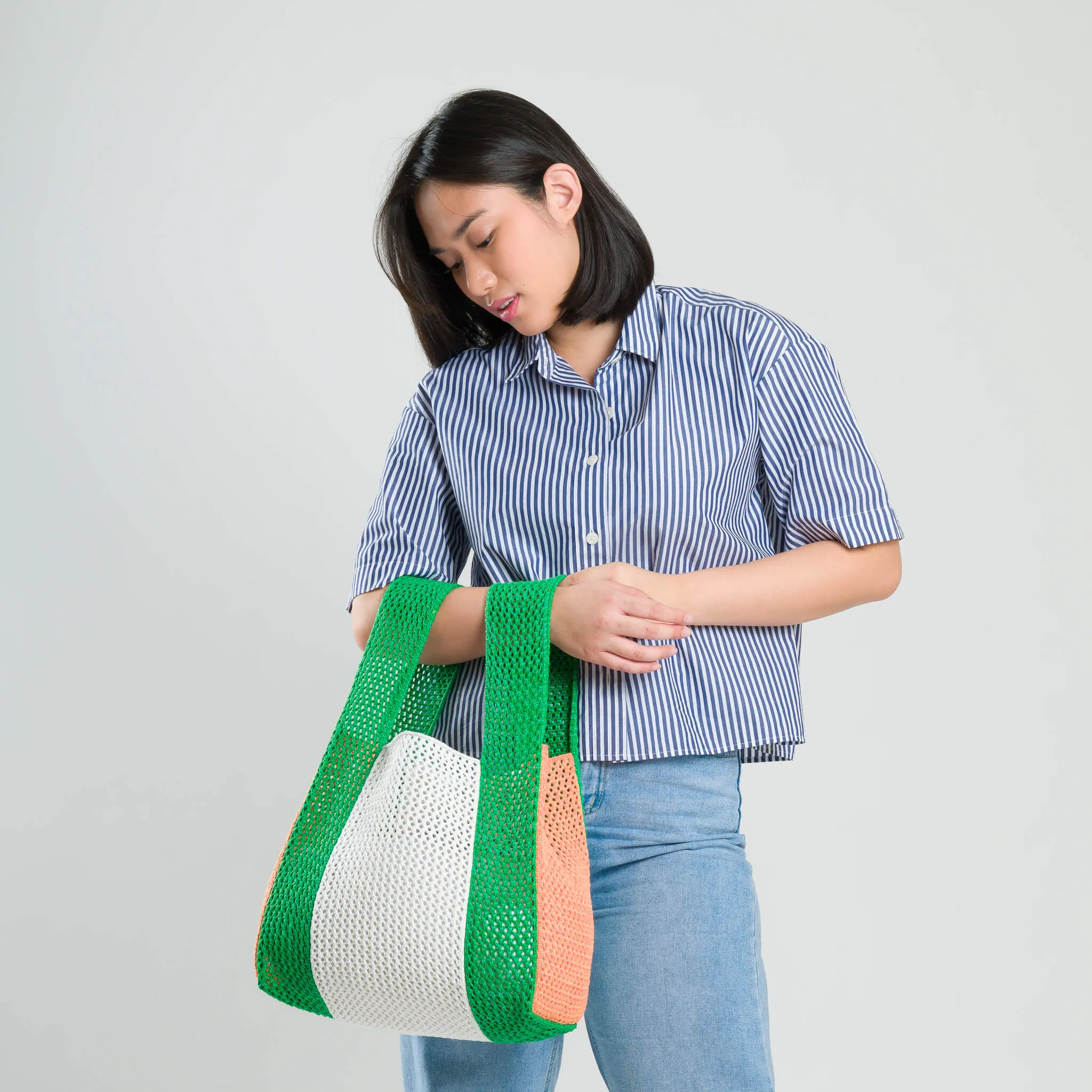 Raffia T-Shirt Bag