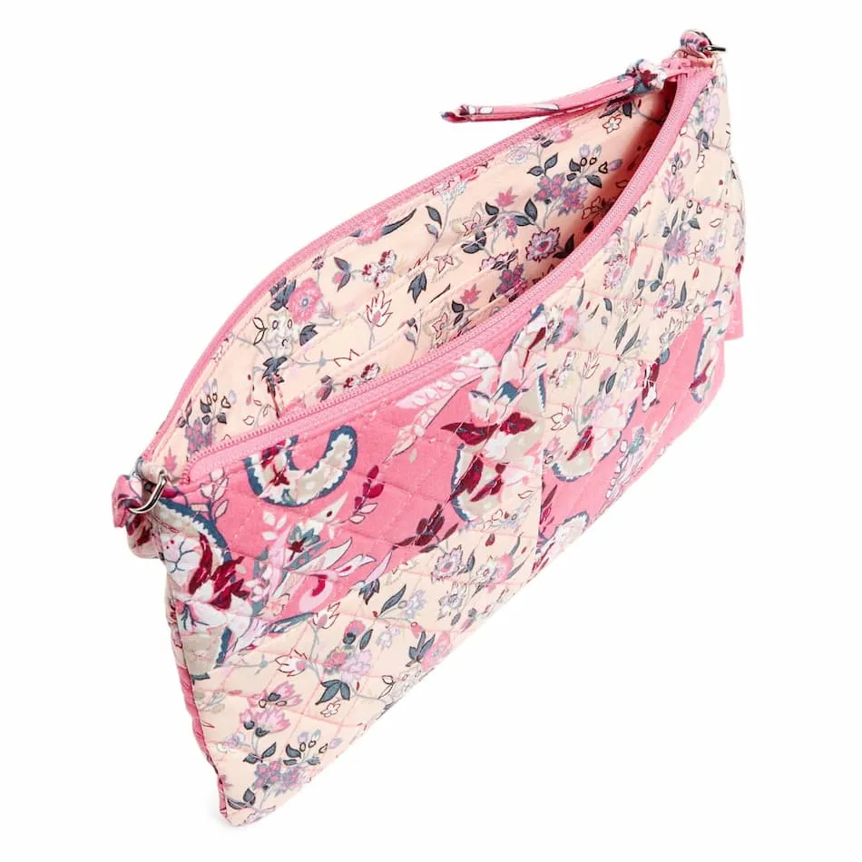 RFID Convertible Wristlet - Botanical Paisley Pink Patchwork