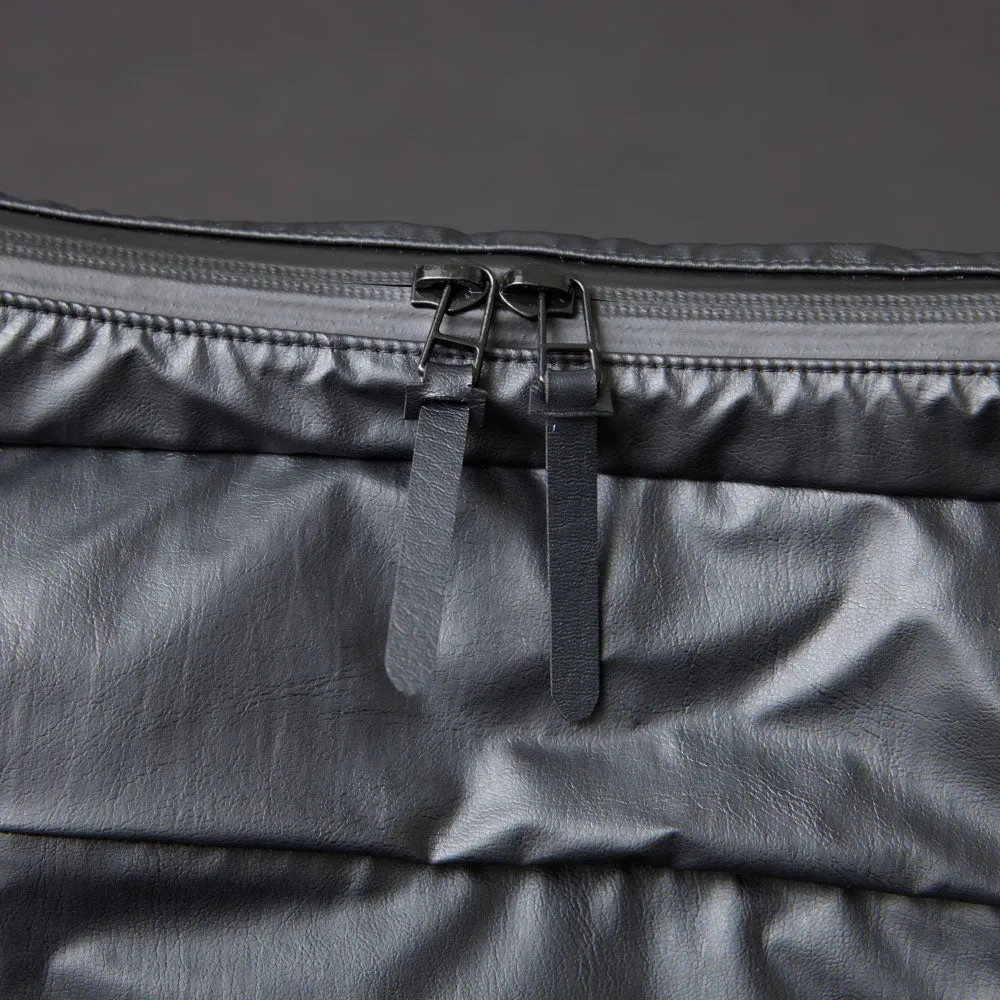 SHOULDER BAG-SYNT LEATHER-