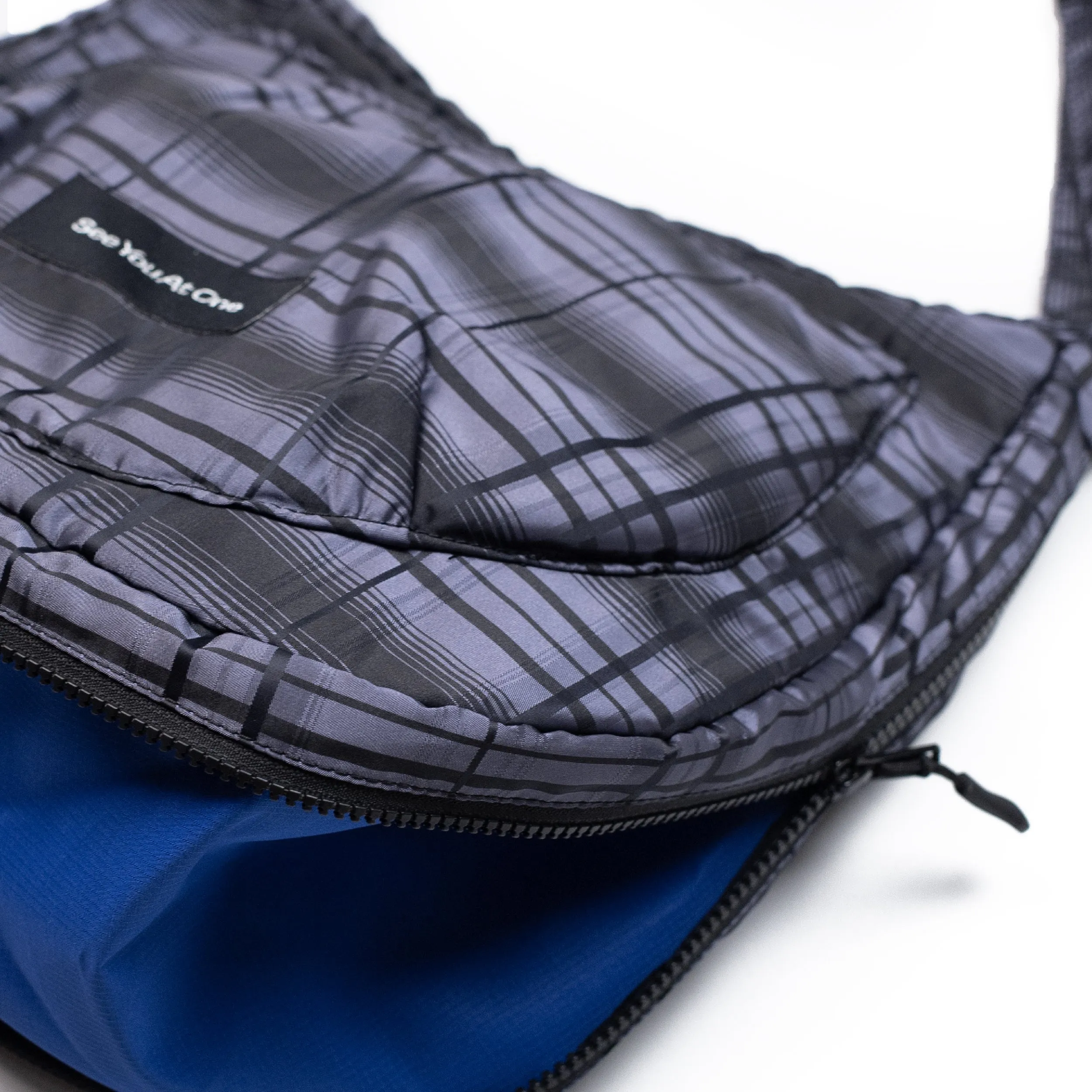 Slams Sling Bag - Plaided Purple