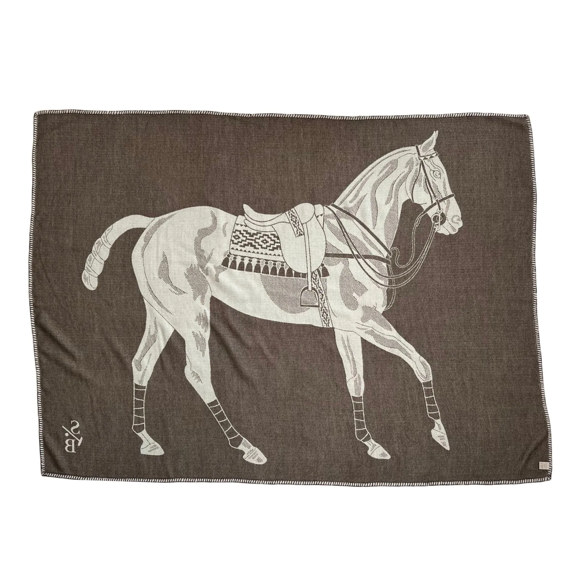 Stick & Ball Polo Pony Throw
