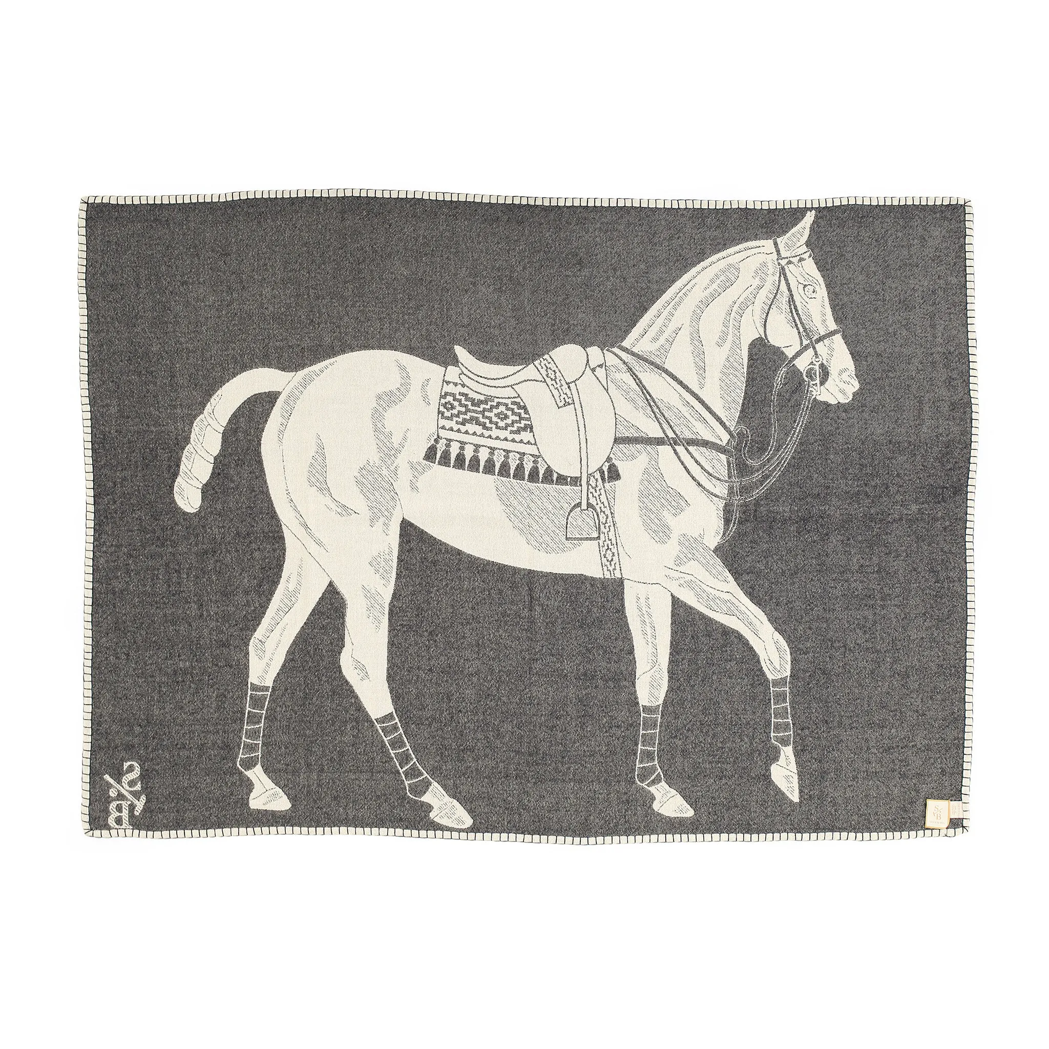 Stick & Ball Polo Pony Throw