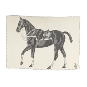 Stick & Ball Polo Pony Throw