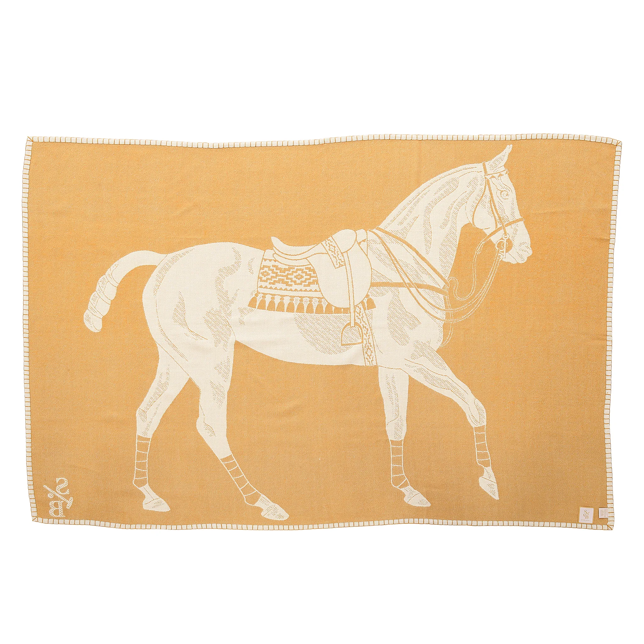 Stick & Ball Polo Pony Throw