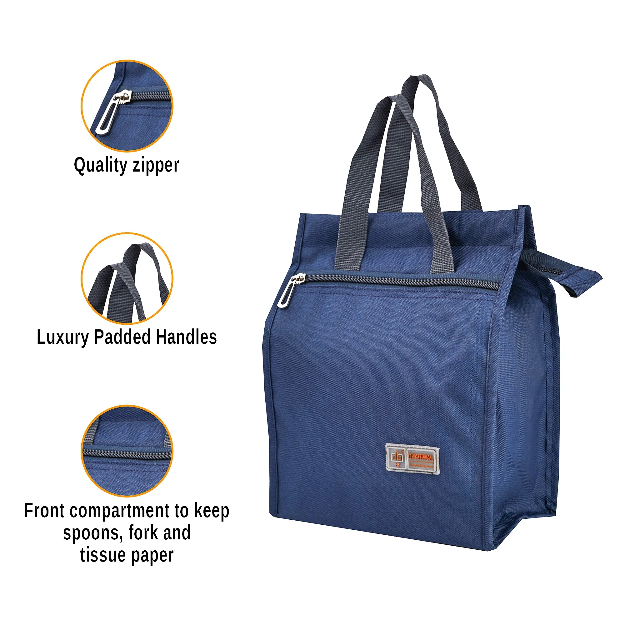 Thaili No.3 Tiffin Bag 13in x 9in x 6in TB-402 -  Small
