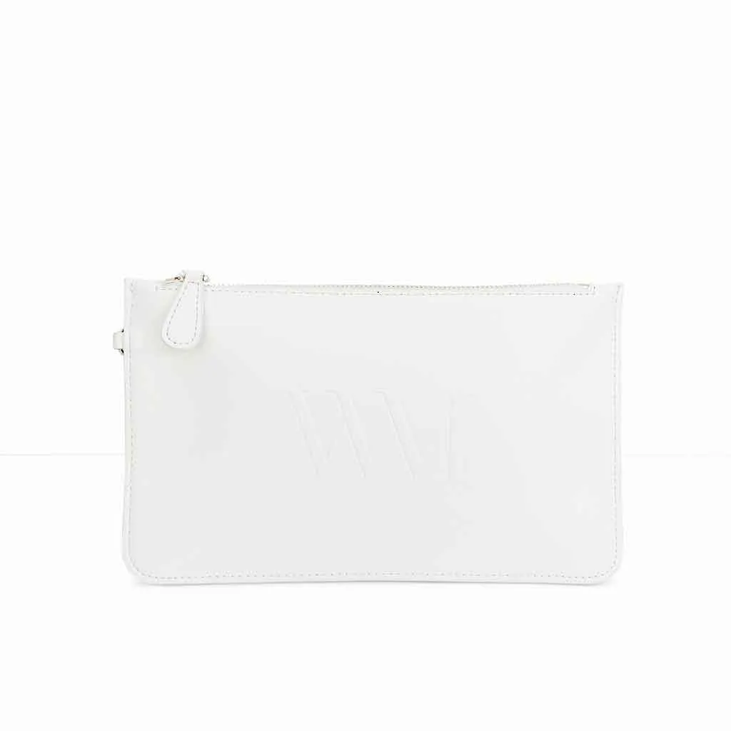 The Nicola 2.0 Weave Tote Bag in white