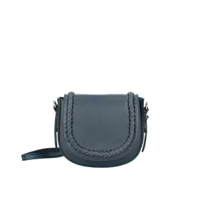 The Plaited Leather Saddle Bag