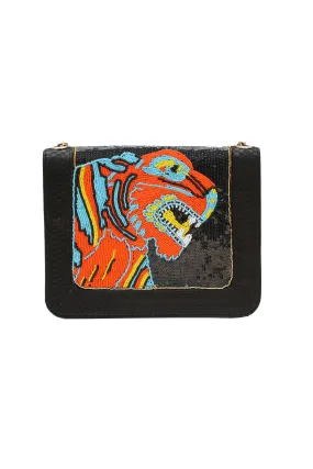 TIGER SATCHEL RED