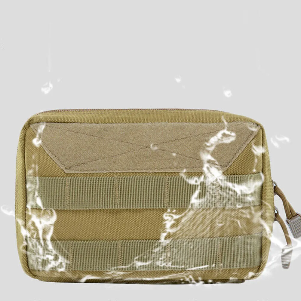 US 1-2Pc Tactical MOLLE Admin Pouch Waist Belt Utility Tool Gadget Bag Organizer