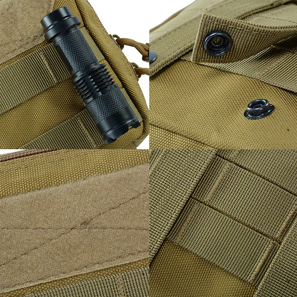 US 1-2Pc Tactical MOLLE Admin Pouch Waist Belt Utility Tool Gadget Bag Organizer