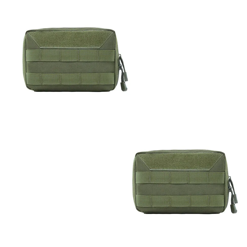 US 1-2Pc Tactical MOLLE Admin Pouch Waist Belt Utility Tool Gadget Bag Organizer