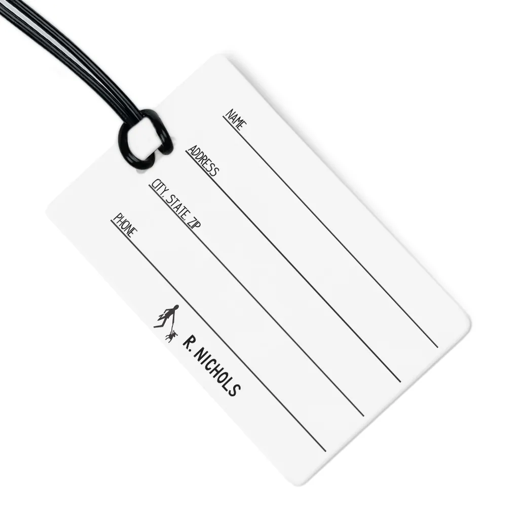 USA Flag Luggage Tag