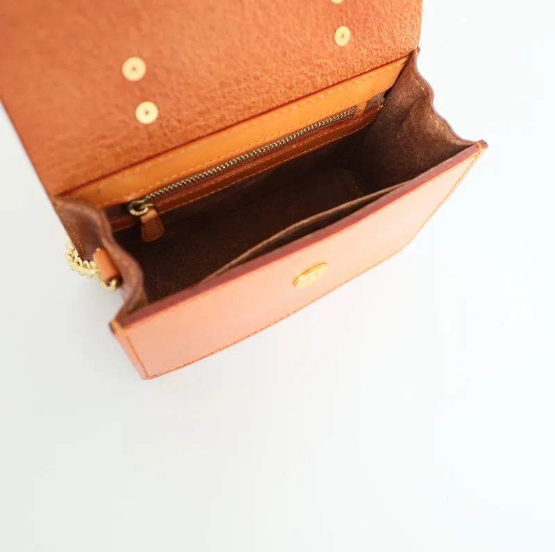 Vintage Womens Leather Shoulder Bag Small Crossbody Bags For Women