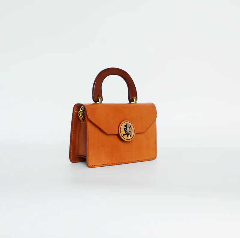 Vintage Womens Leather Shoulder Bag Small Crossbody Bags For Women