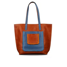 Vintage Womens Leather Shoulder Tote Bag Purse Handbags for Women