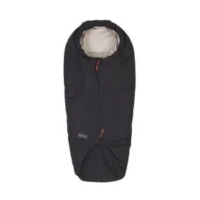 Voksi Adventure Footmuff - Black - Seashell Sand