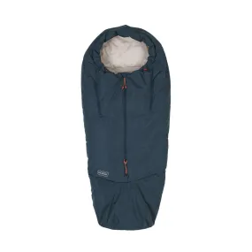 Voksi Adventure Footmuff - Poppy Blue - Seashell Sand