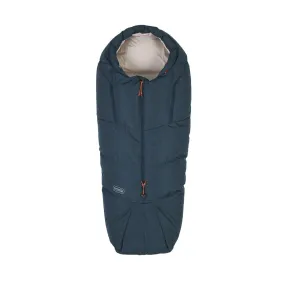 Voksi Adventure North Footmuff - Poppy Blue - Seashell Sand