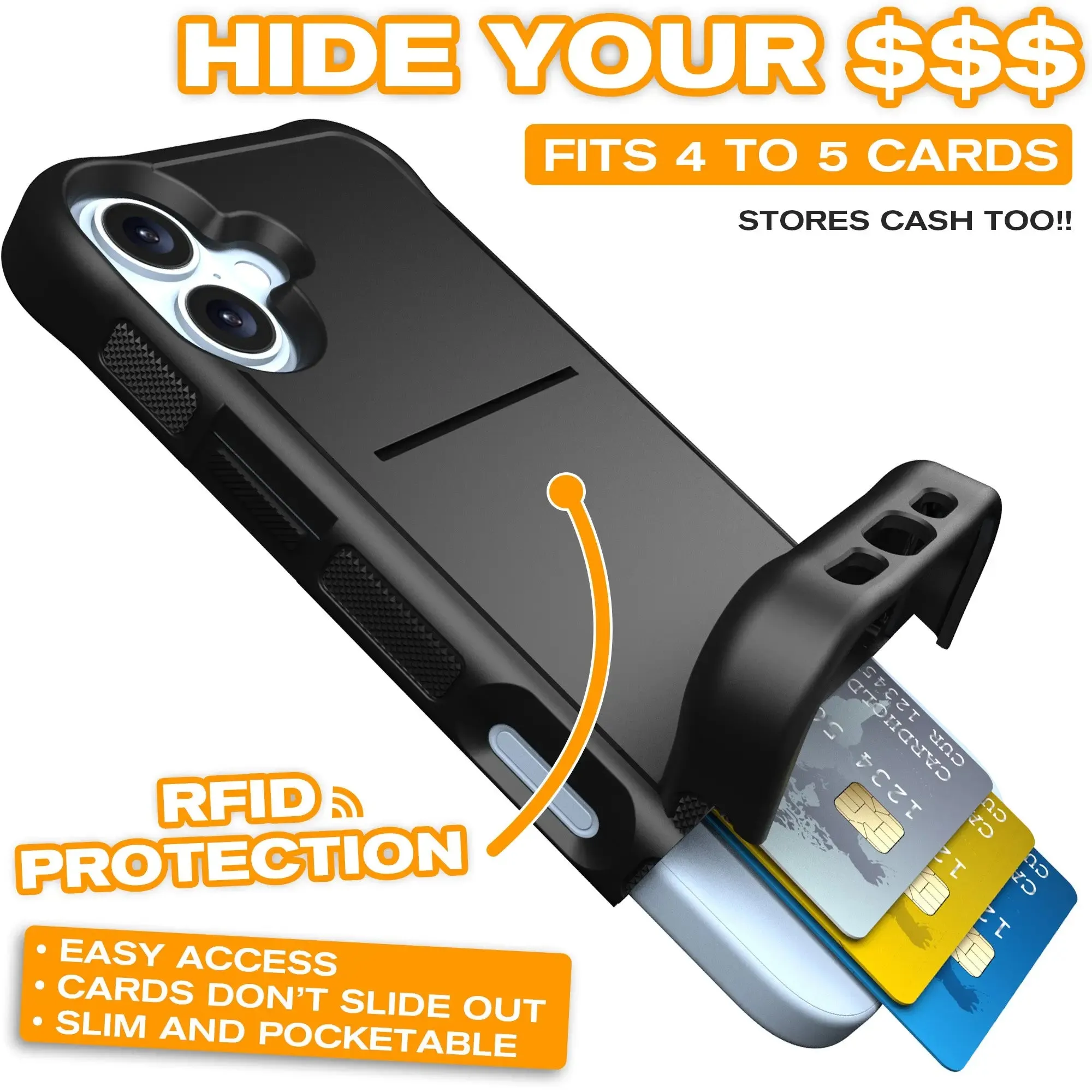 Wingmate Defender Bundle for iPhone 16 Plus