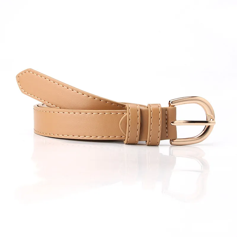 Women's Fashion Simple Pin Belt Women's Trendy Casual Jeans Pant Belt Women's Belt
