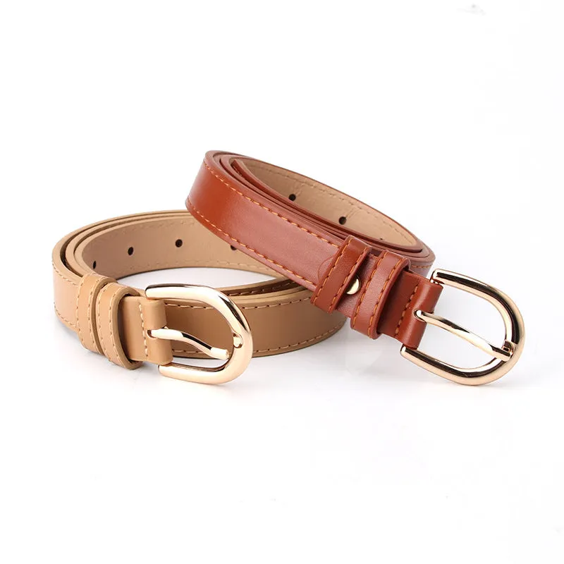 Women's Fashion Simple Pin Belt Women's Trendy Casual Jeans Pant Belt Women's Belt